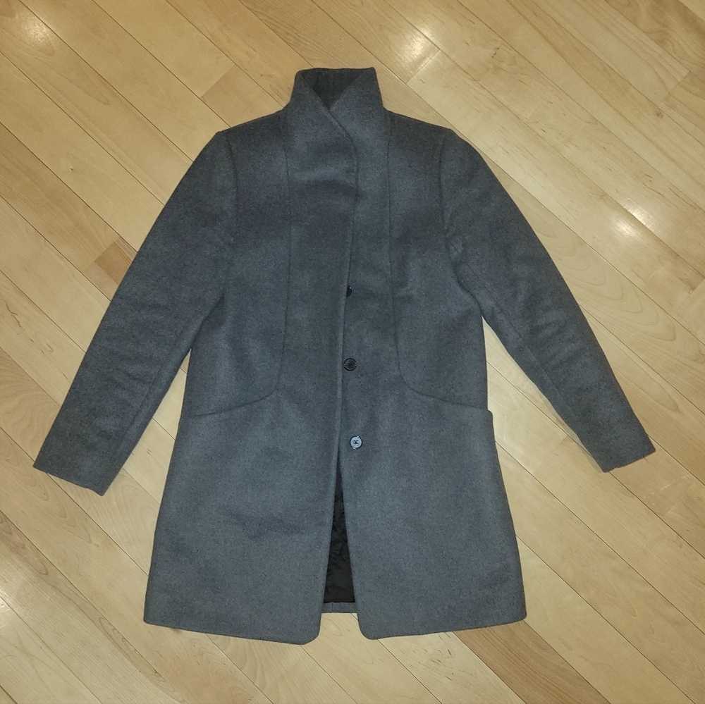 Wilfred Cocoon Gray Coat